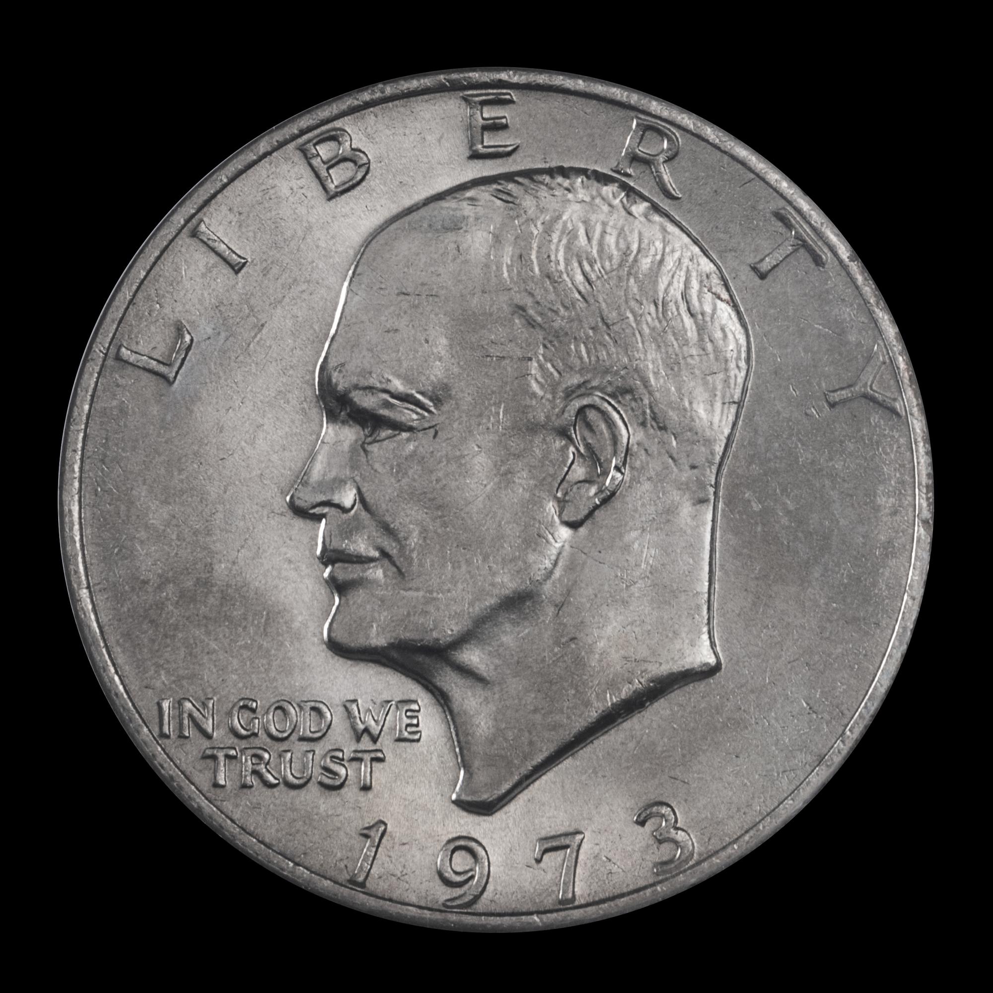 A United States 1973 Eisenhower $1 Coin — NGC GRADED MS65