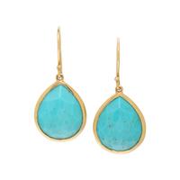 IPPOLITA, YELLOW GOLD AND TURQUOISE EARRINGS