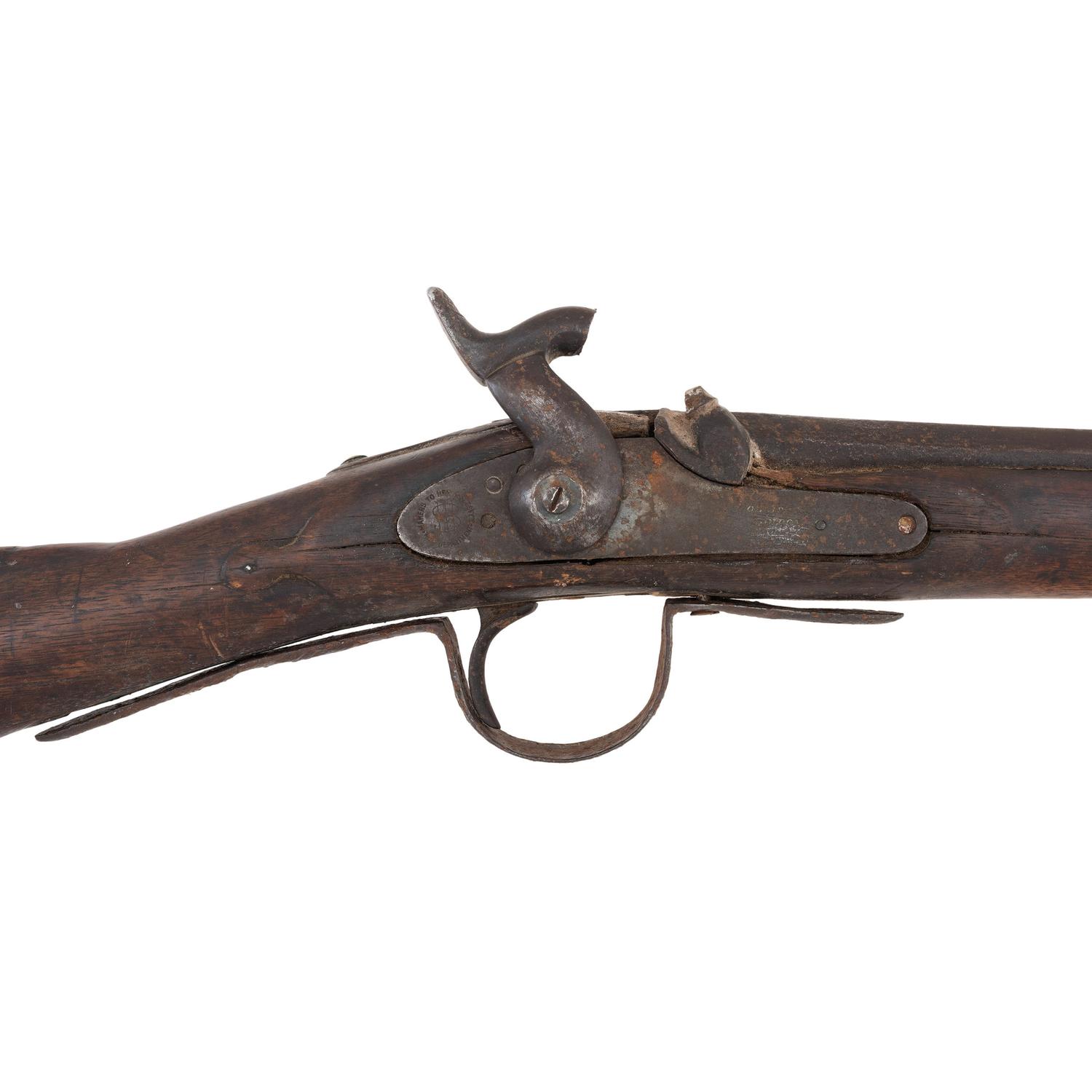 Native Altered Percussion Trade Gun by Isaac Hollis & Sons