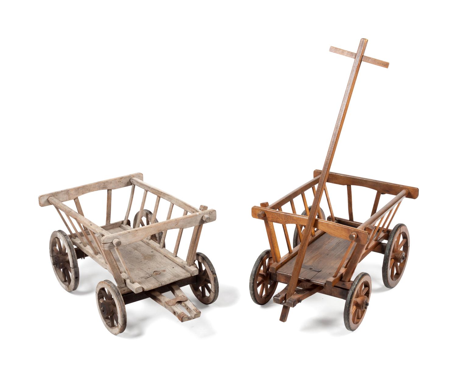Two Children's Wagons