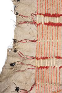 Plains Quilled Buffalo Hide Robe