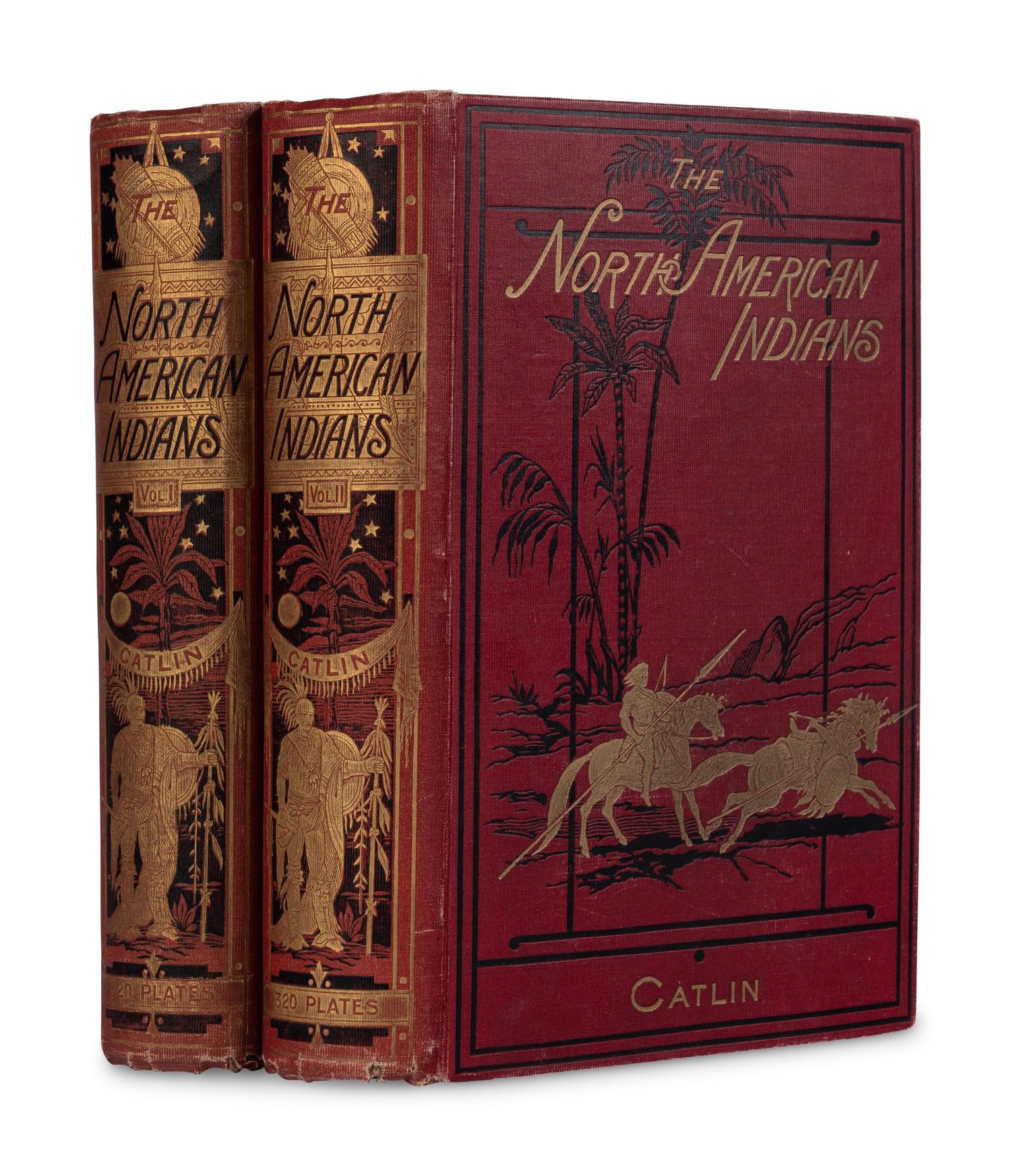 [AMERICANA]. CATLIN, George (1796-1872). North American Indians, Being Letters and Notes on the Manners, Customs, and Conditions... Edinburgh: John Grant, 1926.