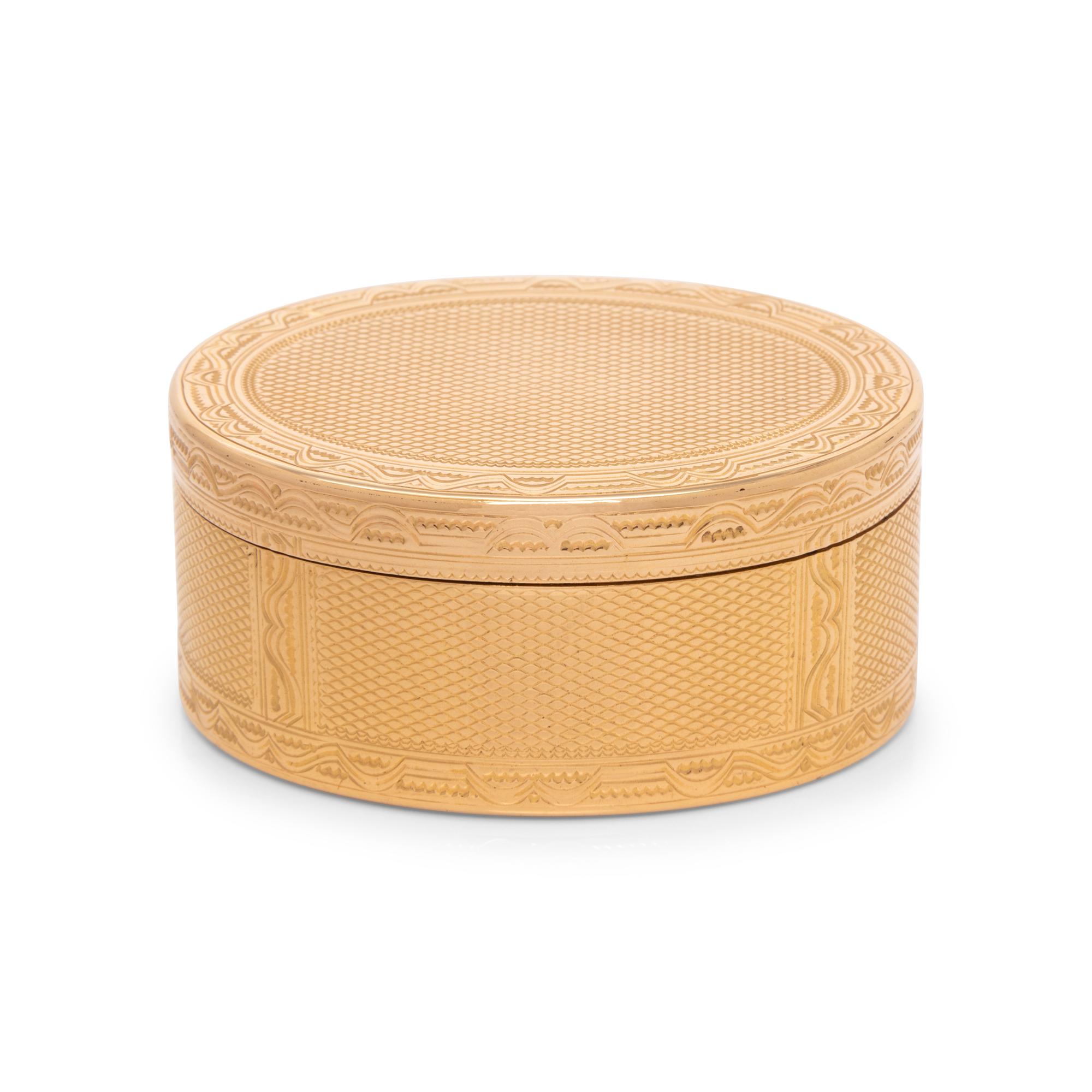 A Louis XVI Gold Snuff Box