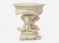 A Large Wedgwood Queensware Centerpiece, UK, 1879