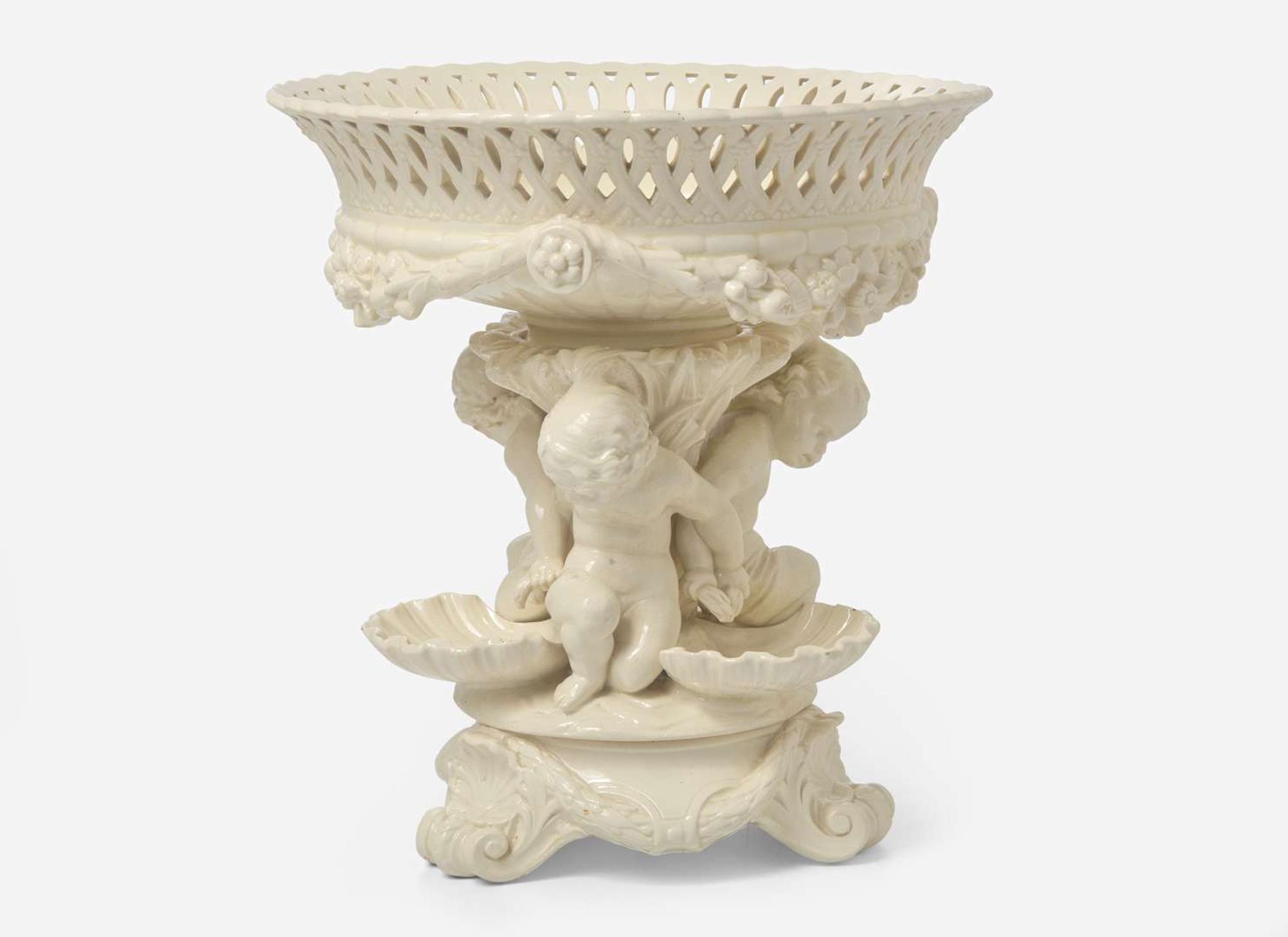 A Large Wedgwood Queensware Centerpiece, UK, 1879