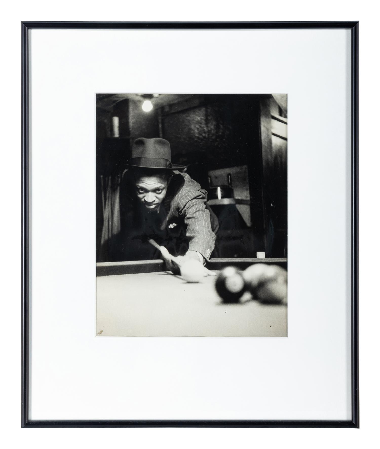 In a Harlem Pool Room
