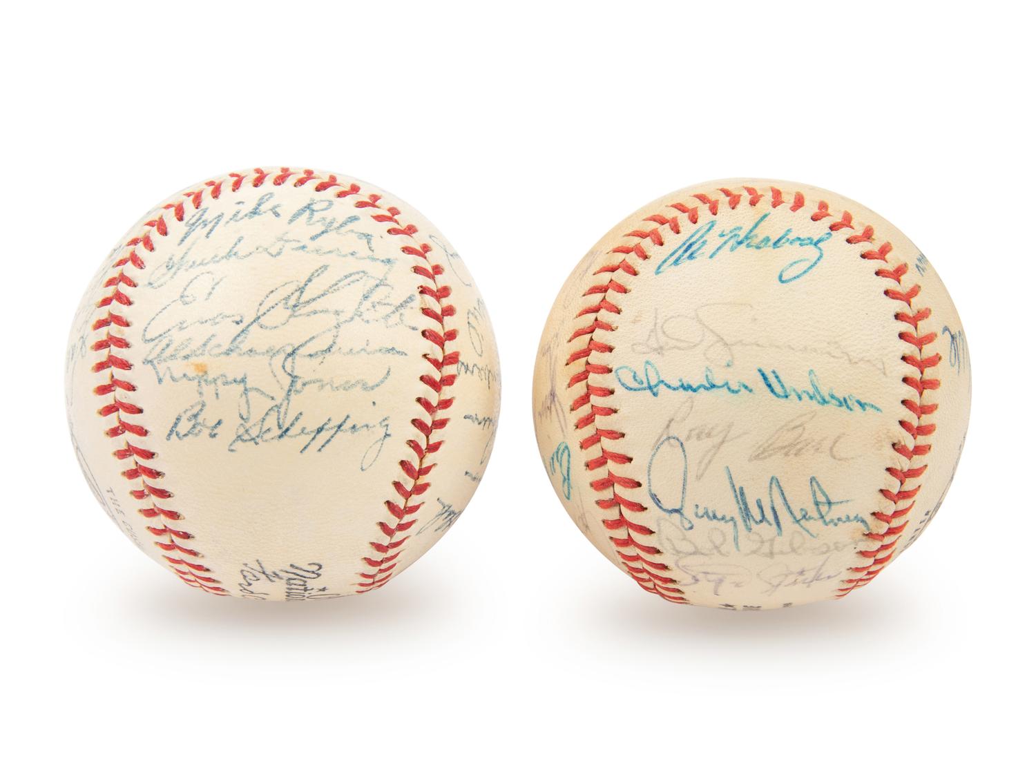 A Collection of St. Louis Cardinals Team Signed Autograph Baseballs (Beckett Authenticaiton Services)