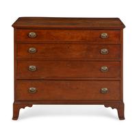 A Federal Cherrywood and Walnut Chest of Drawers