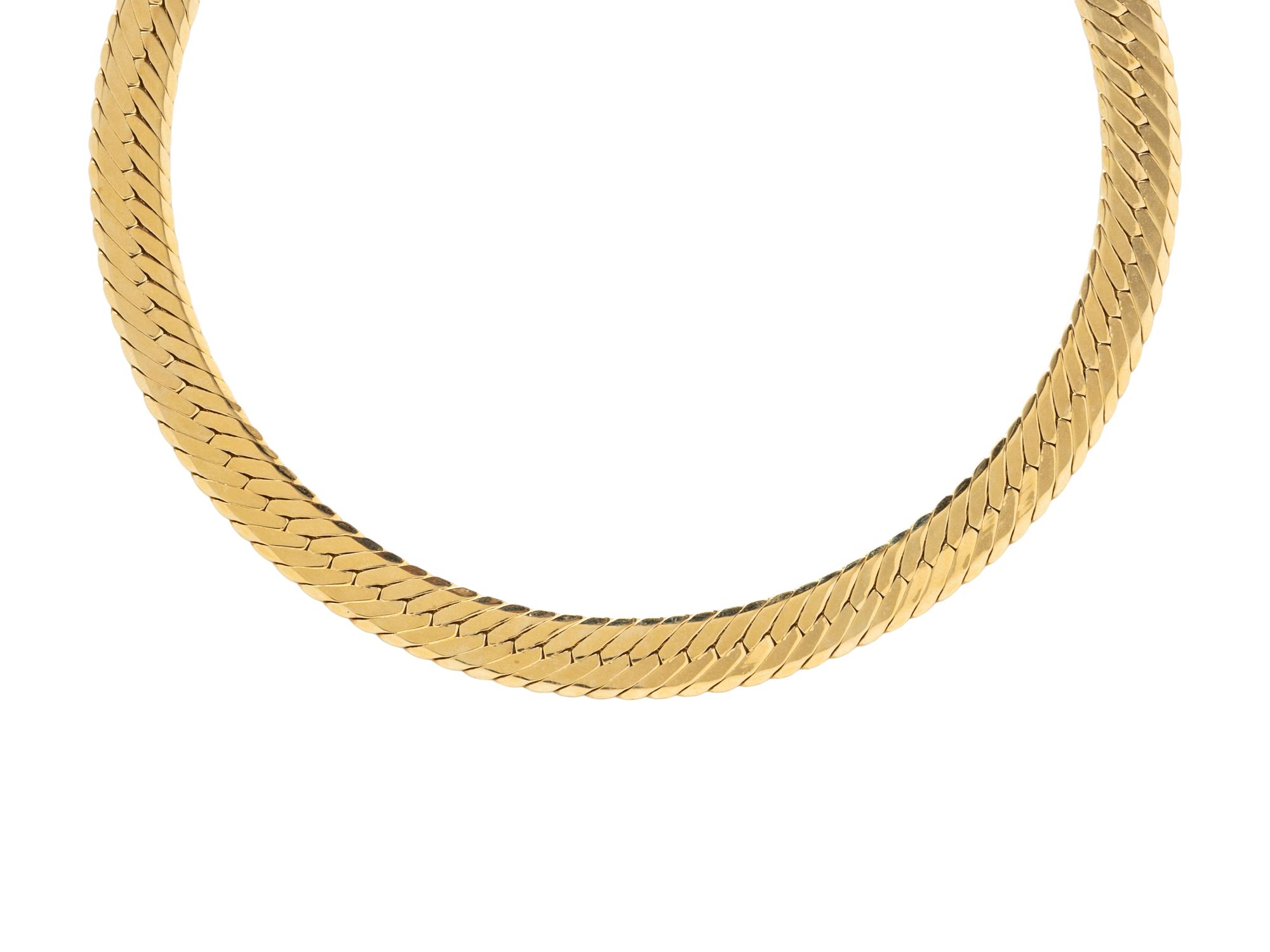 YELLOW GOLD NECKLACE