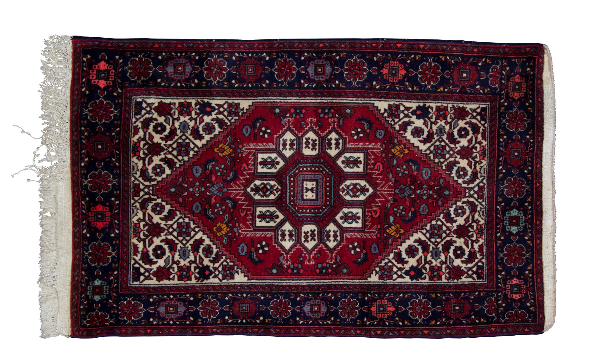 A Bijar Wool Rug 2 feet 6 inches x 4 feet. — PERSIA