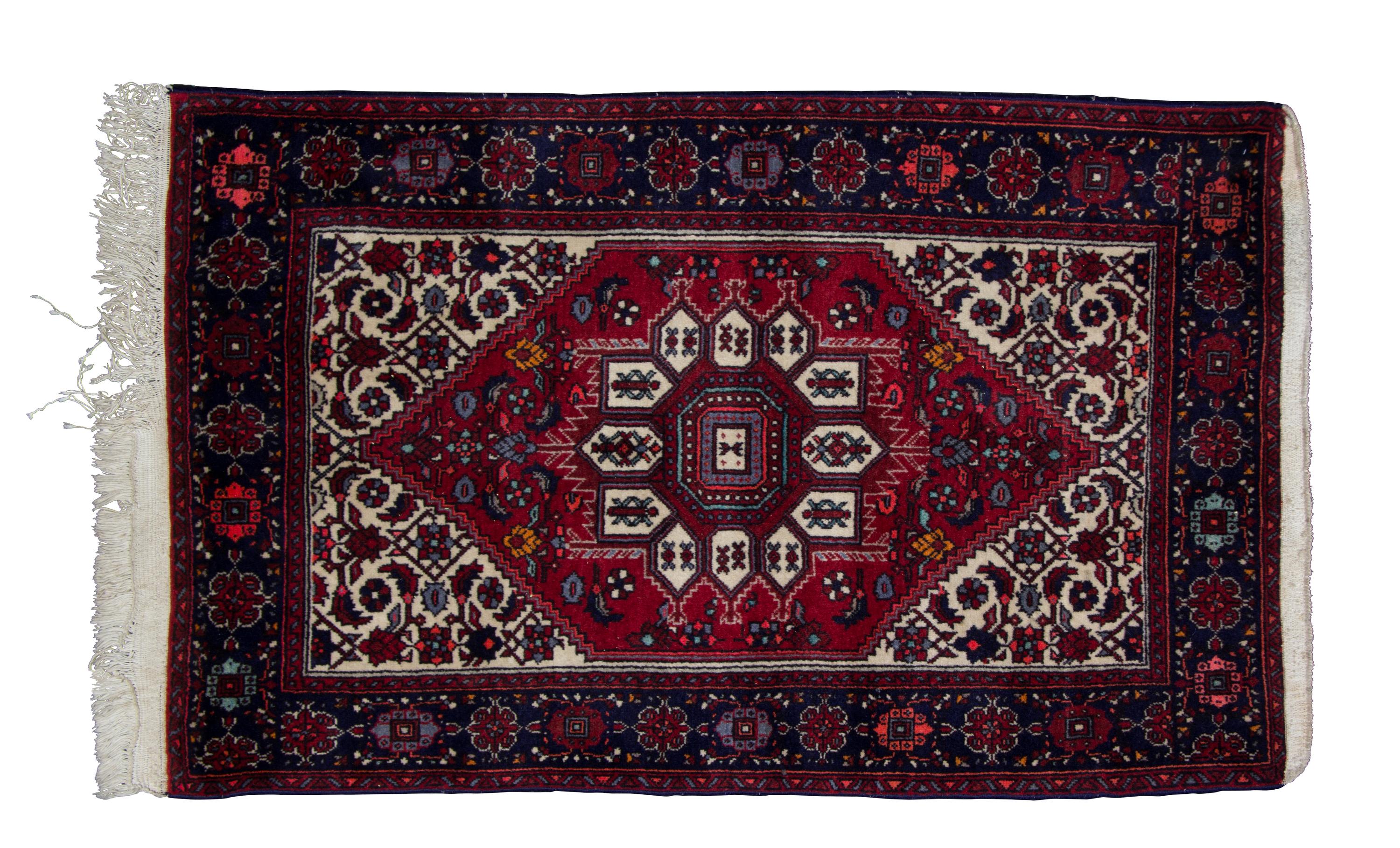 A Bijar Wool Rug 2 feet 6 inches x 4 feet. — PERSIA