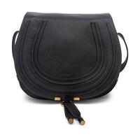 Black Marcie Saddle Bag by Chloé