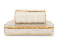 Two Judith Leiber Minaudière Clutches Formerly Owned by Elizabeth Taylor, 1980-90s