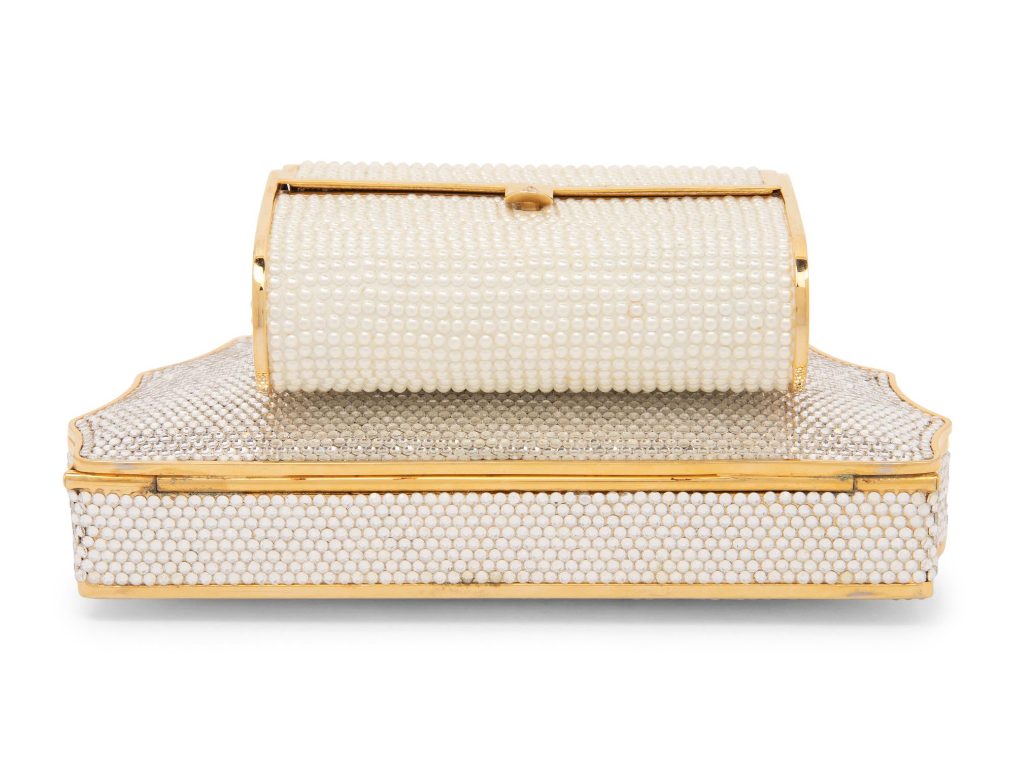 Two Judith Leiber Minaudière Clutches Formerly Owned by Elizabeth Taylor, 1980-90s