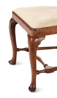 A Pair of George I Walnut Side Chairs