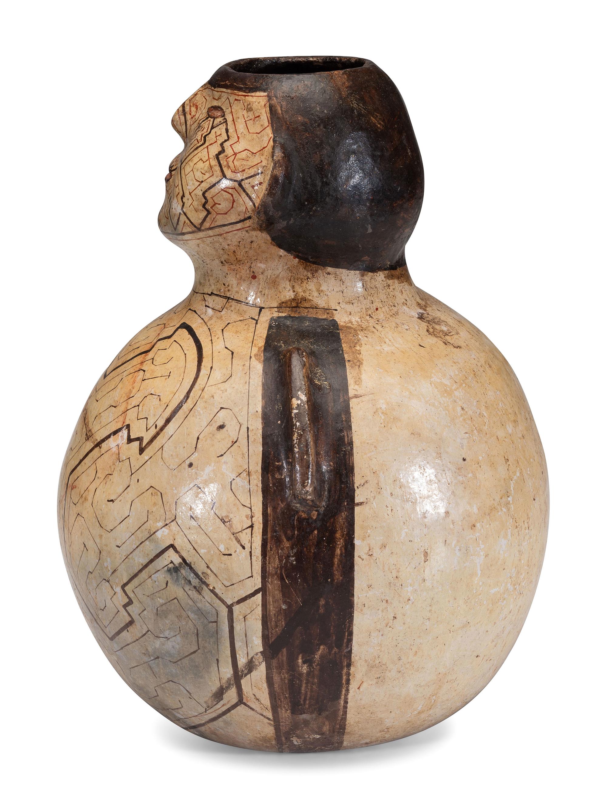 Peruvian Shipibo Storage Pottery Jar