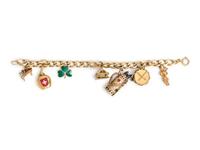 Gold Charm Bracelet