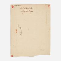 [Americana] Hamilton, Alexander Autograph Letter, signed