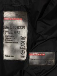 Prada Hooded Zip-front Poncho, 1990-2000s