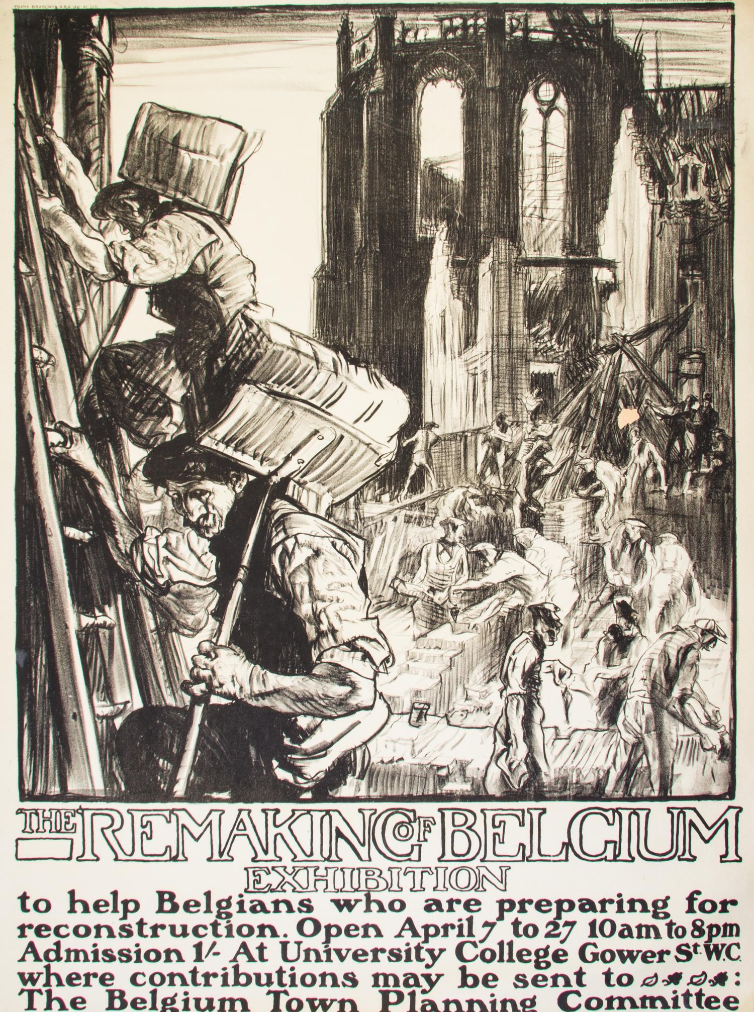 (WWI POSTERS) BRANGWYN, FRANK, Sir. Three WWI posters.