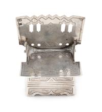A Russian Silver Throne Salt, Mark of S.M. Ikonnikov, Moscow, 1875,