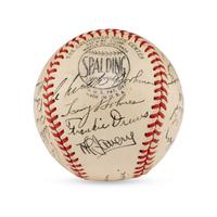 A 1944 Boston Braves Team Signed Autograph Baseball