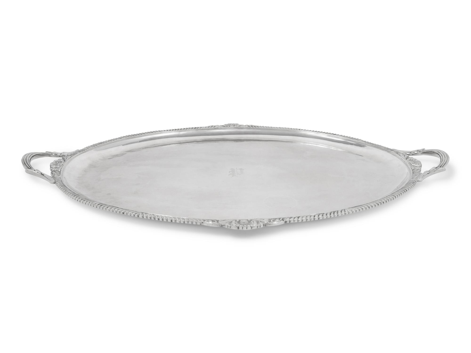 An American Silver Serving Tray