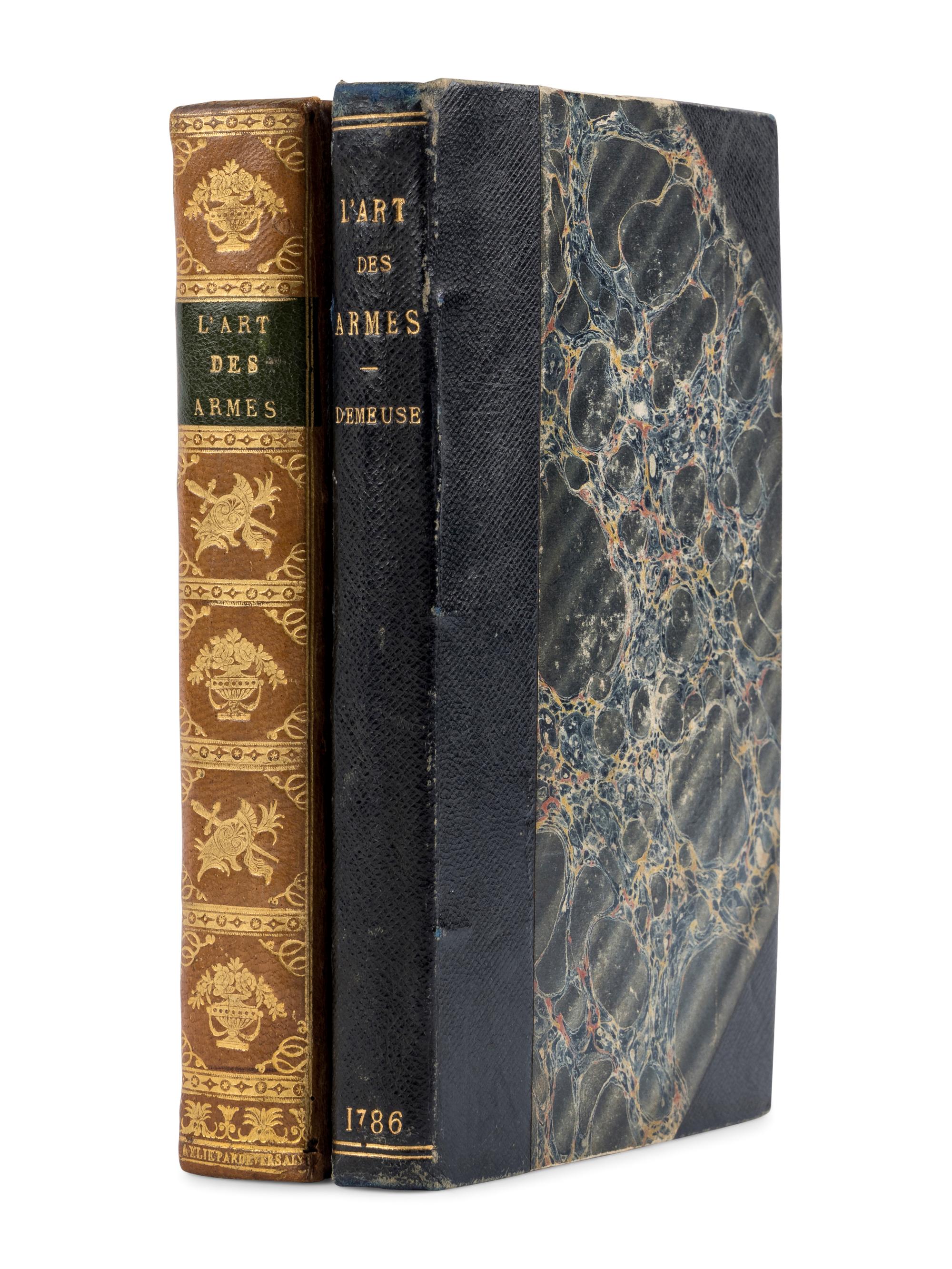 DEMEUSE, Nicolas. Nouveau traite de l'art des armes . Liège: F. J. Desoet, 1778.