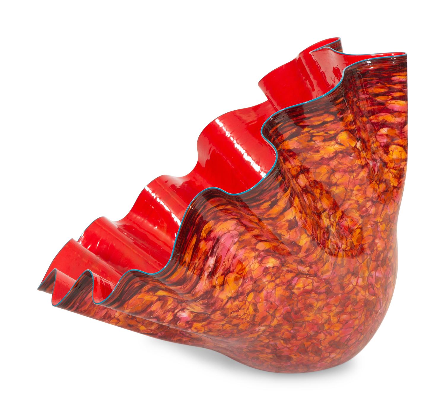 A Tomato Red Macchia with Blue Diva Lip Wrap