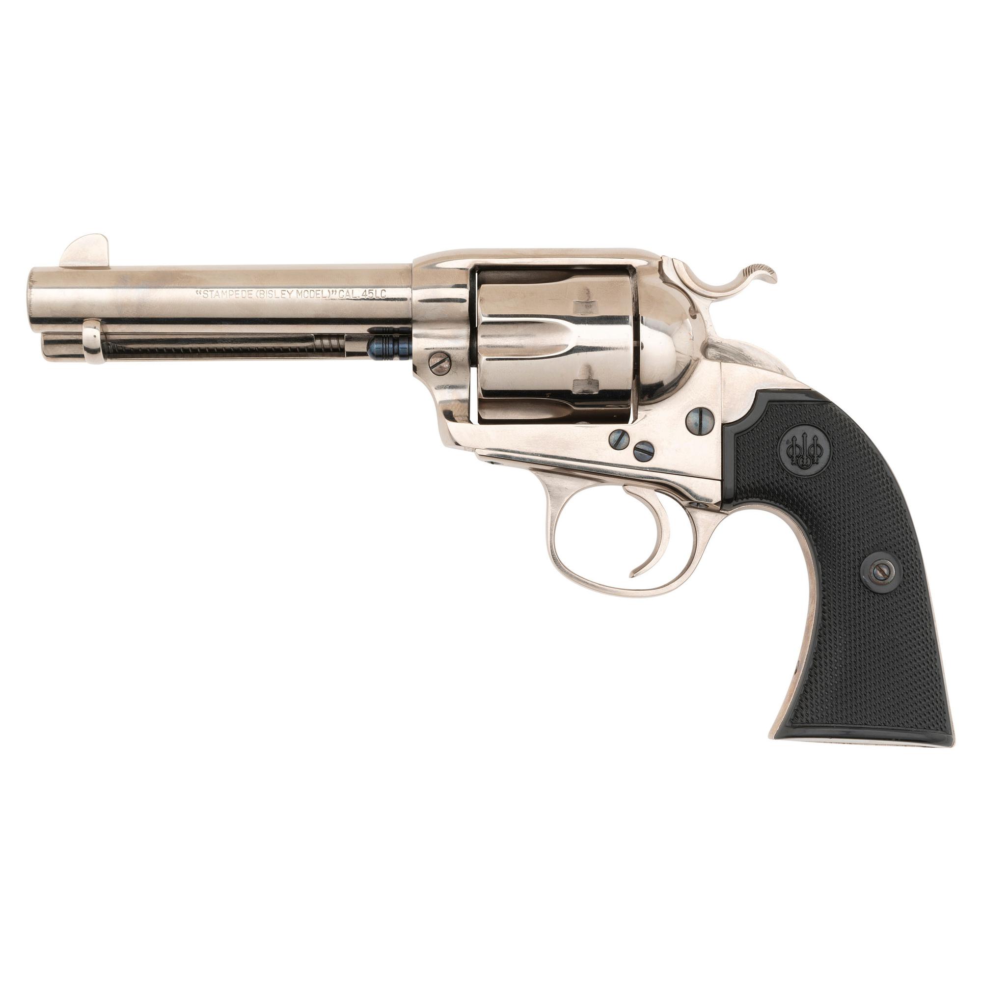 *Uberti-made Beretta Stampede 4.75" Replica Colt Bisley Revolver in .45 Colt