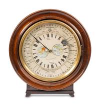 An English Oak Framed World Time Wall Clock