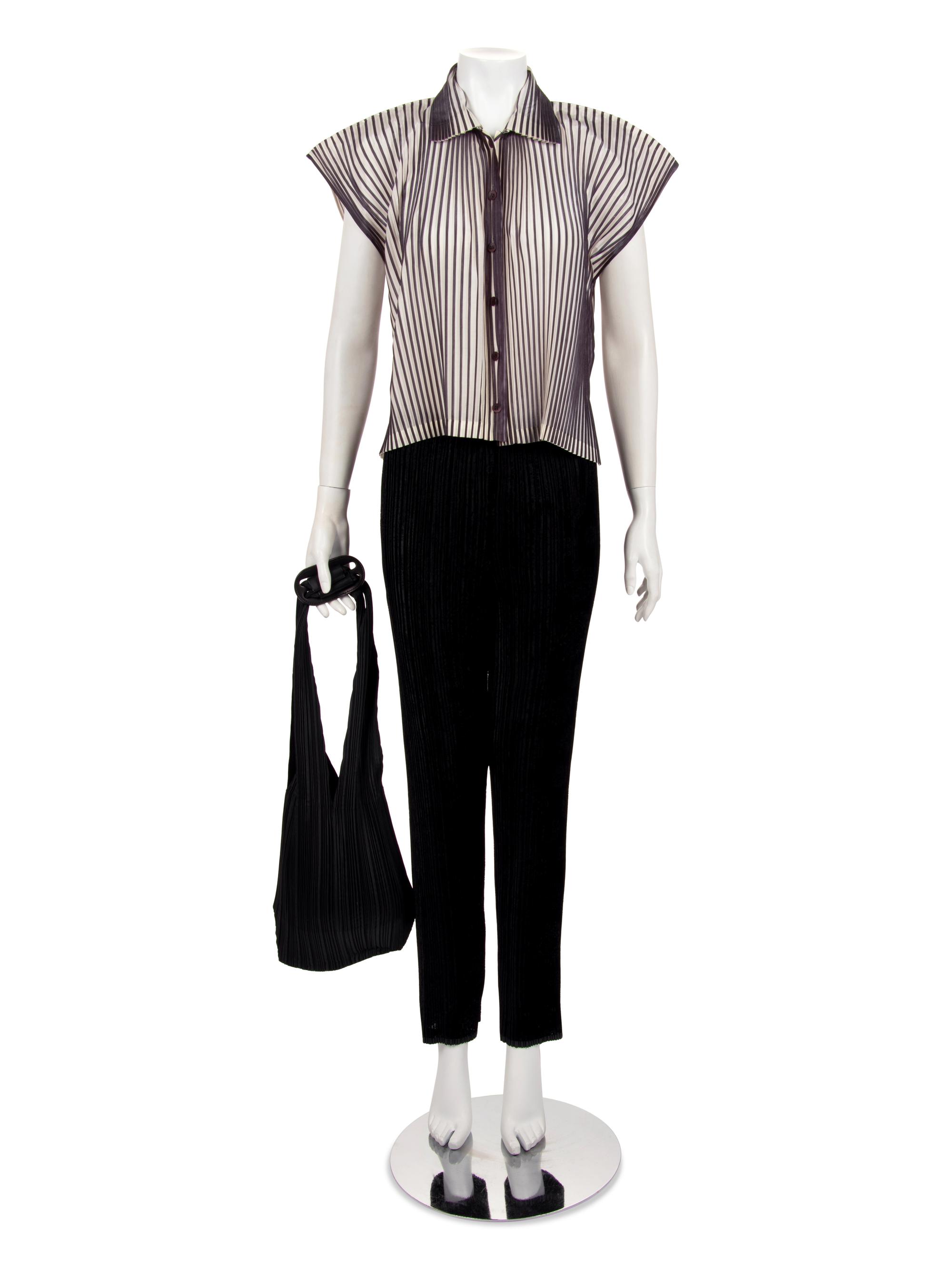 Three Issey Miyake Pleated Pieces, 1990-2010