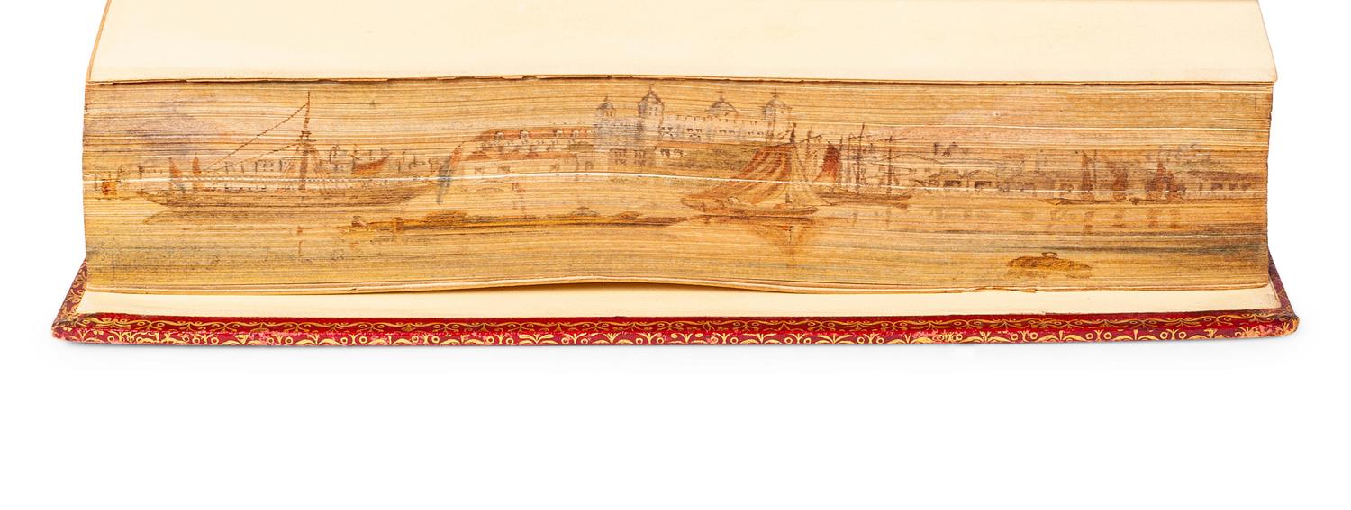 [FORE-EDGE PAINTING]. SCOTT, Walter, Sir (1771-1832). The Lord of the Isles; a Poem . Edinburgh: James Ballantyne and Co., 1815.