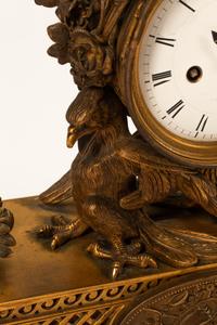 A French Gilt Bronze Mantel Clock