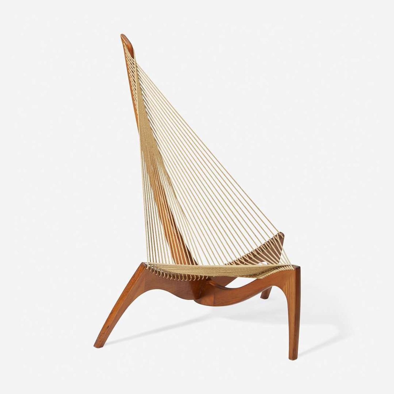 Jørgen Høvelskov (Danish, 1935-2005) "Harp" Chair, Jørgen Christensens Snedkeri, Denmark, Designed 1968