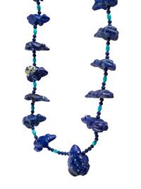 Pair of Zuni Fetish Neckalces and Earrings