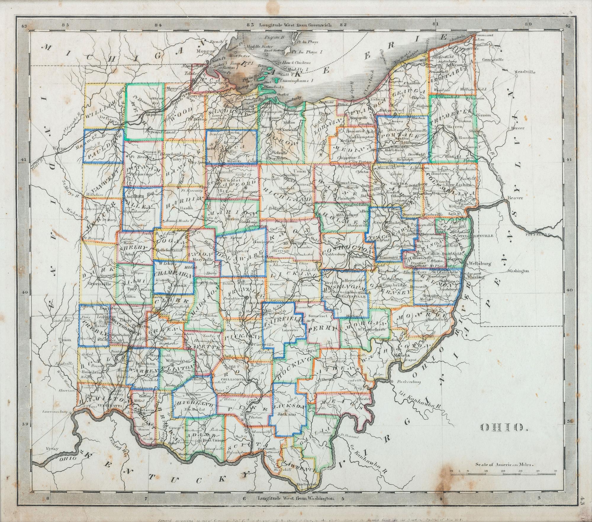 BURR, David A. (1803-1875). Ohio . New York City, New York, 1831.