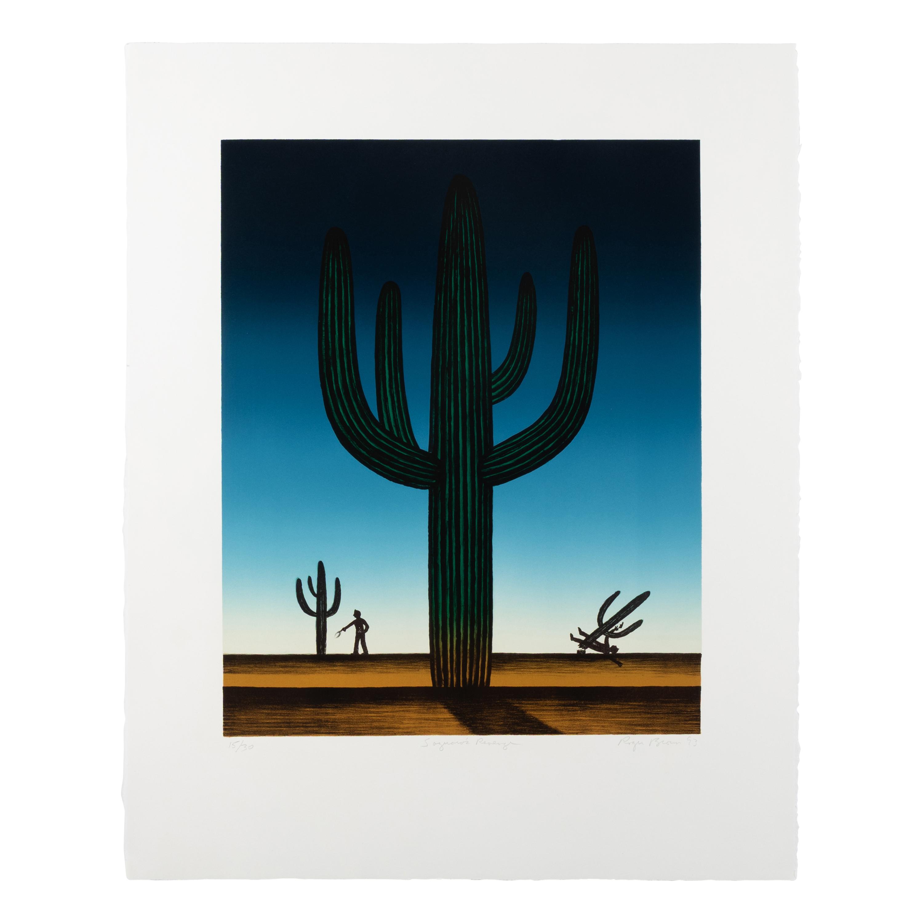 Roger Brown (American, 1941-1997) — Saguaro's Revenge , 1993