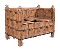 An Indian Teakwood Bench