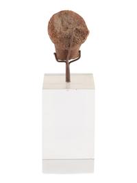 A Roman Stone Head of a Woman