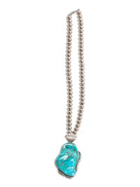Sterling Silver and Turquoise Necklace