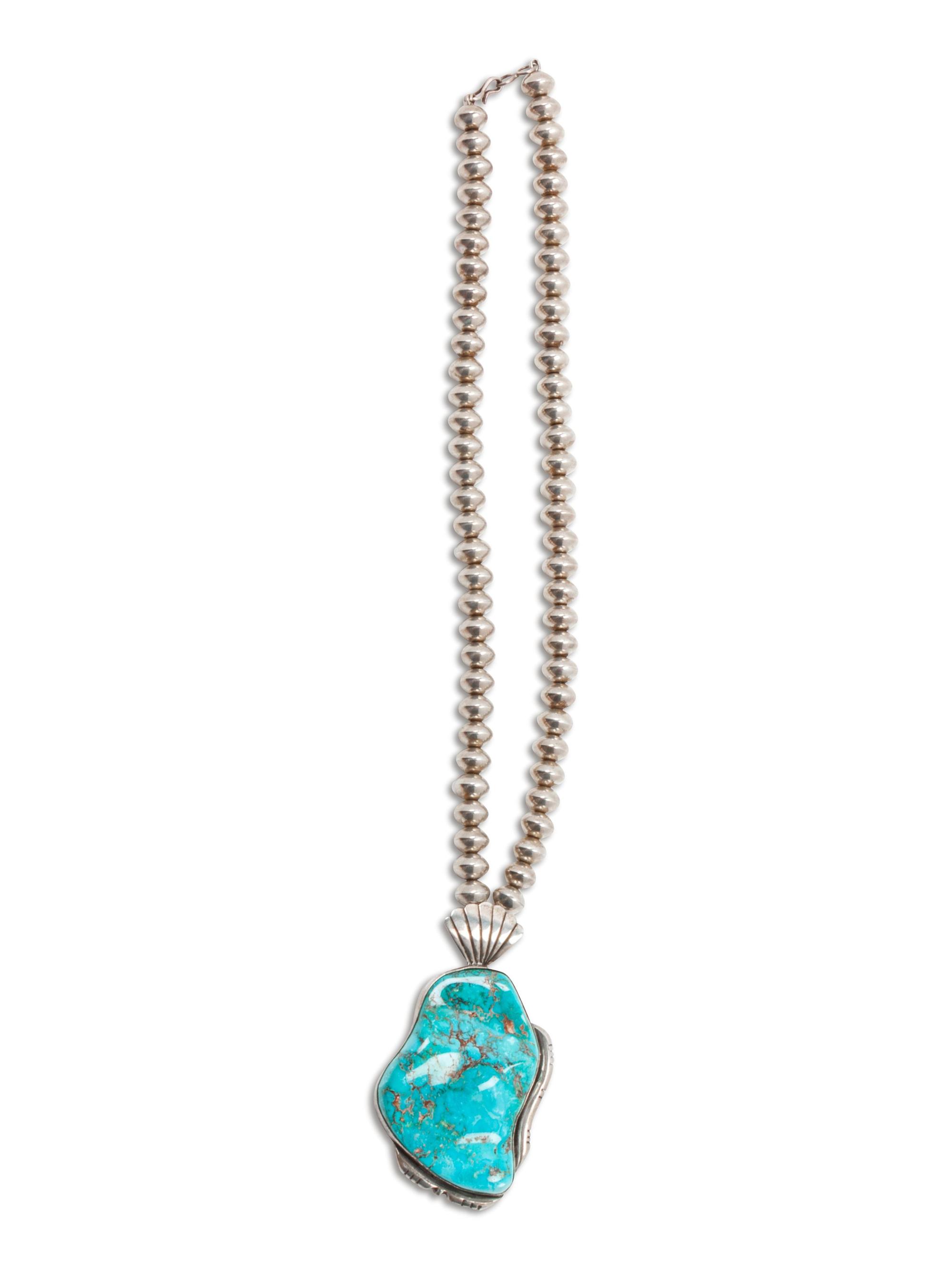 Sterling Silver and Turquoise Necklace