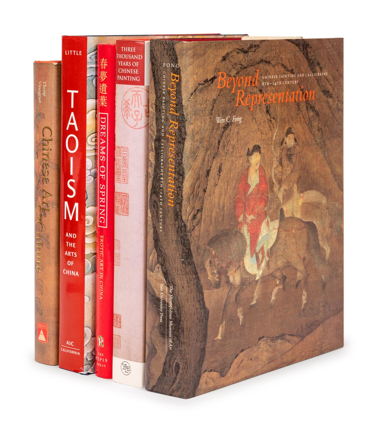 [CHINESE ART--PAINTING & CALLIGRAPHY] A collection of 14 illustrated reference works and catalogues pertaining to Chinese painting & calligraphy, comprising: