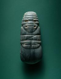 A Costa Rican Jade Axe God Pendant