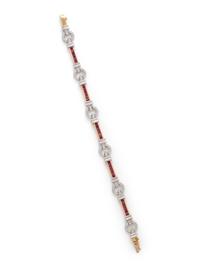RUBY AND DIAMOND BRACELET
