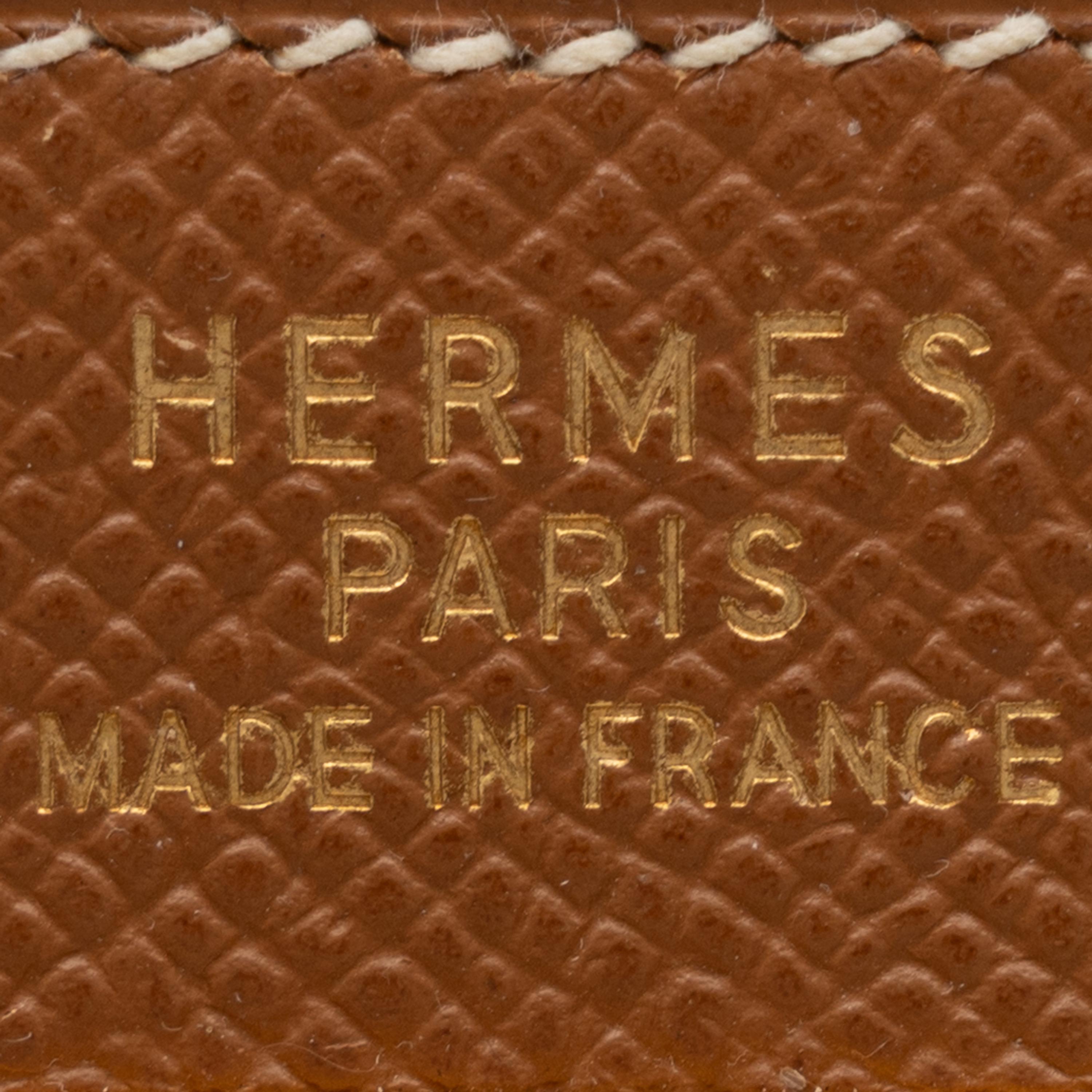 Hermès, Kelly 35 in Gold Epsom