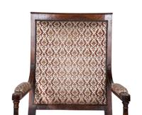 An Empire Style Mahogany Fauteuil — LATE 19TH/EARLY 20TH CENTURY