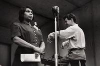 Ruth Orkin (1921-1985) Marian Anderson and Leonard Bernstein, Lewisohn Stadium, New York, 1947