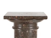 A Neoclassical Carved Marble Pedestal