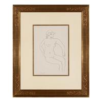 Henri Matisse (French, 1869–1954) — Nu Assis, Chevelure Claire, 1922